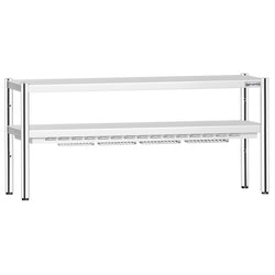 Mostek cieplny z promiennikiem ceramicznym – 1800 x 370 mm – 1,4 kW – 1 ogrzewana półka, 1 półka