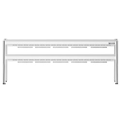 Mostek grzewczy PREMIUM z promiennikiem ceramicznym - 2000x370mm - 2kW - 2 podgrzewane poziomy - regulowana wysokość