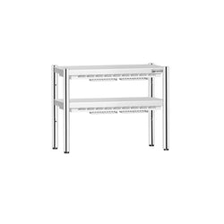 Mostek grzewczy PREMIUM z promiennikiem ceramicznym - 800x370mm - 700W - 2 podgrzewane poziomy - regulowana wysokość
