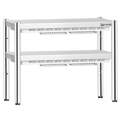 Mostek grzewczy PREMIUM z promiennikiem ceramicznym - 800x370mm - 700W - 2 podgrzewane poziomy - regulowana wysokość