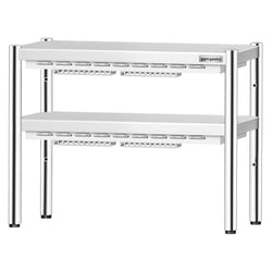 Mostek grzewczy PREMIUM z promiennikiem ceramicznym - 800x370mm - 700W - 2 podgrzewane poziomy - regulowana wysokość