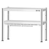 Commercial Heated Gantry with 1 Ceramic Heater - 800x370mm - 700W - 2 Tier - height-adjustable