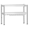 Commercial Heated Gantry with 1 Ceramic Heater - 800x370mm - 700W - 2 Tier - height-adjustable