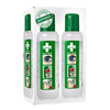 (3 szt.) Stacja do płukania oczu - z 2 butelkami 500ml - z uchwytem ściennym - wymiary 147x75x246mm