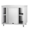 Stainless Steel Floor Cupboard PREMIUM - Pass-Through - 1000x600mm