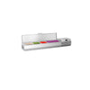 Countertop Prep Well / Refrigerated Topping Unit PREMIUM PLUS - 1328x353mm - 5x GN 1/4