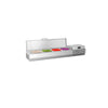 Countertop Prep Well / Refrigerated Topping Unit PREMIUM PLUS - 1328x260/413mm - 4x GN 1/3