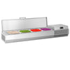 Countertop Prep Well / Refrigerated Topping Unit PREMIUM PLUS - 1328x260/413mm - 4x GN 1/3