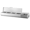 Countertop Prep Well / Refrigerated Topping Unit PREMIUM PLUS - 1733x353mm - 7x GN 1/4