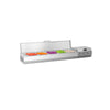 Countertop Prep Well / Refrigerated Topping Unit - 1493x413mm - 5x GN 1/3