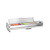 Countertop Prep Well / Refrigerated Topping Unit PREMIUM PLUS - 1733x353mm - 7x GN 1/4