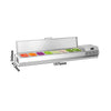 Countertop Prep Well / Refrigerated Topping Unit PREMIUM PLUS - 1976x413mm - 8x GN 1/3