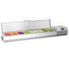 Countertop Prep Well / Refrigerated Topping Unit PREMIUM PLUS - 1976x413mm - 8x GN 1/3
