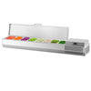 Countertop Prep Well / Refrigerated Topping Unit PREMIUM PLUS - 1976x413mm - 8x GN 1/3