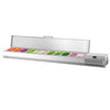 Countertop Prep Well / Refrigerated Topping Unit PREMIUM PLUS - 2300x353mm - 11x GN 1/4