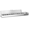 Countertop Prep Well / Refrigerated Topping Unit PREMIUM PLUS - 2300x413mm - 10x GN 1/3