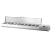 Countertop Prep Well / Refrigerated Topping Unit PREMIUM PLUS - 2300x413mm - 10x GN 1/3