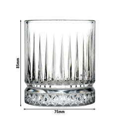 (12 szt.) Uniwersalna szklanka do picia - ELYSIA - 210 ml - Przezroczysta