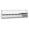 Countertop Prep Well / Refrigerated Topping Unit PREMIUM - 1550x390mm - 6x GN 1/3