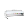Countertop Prep Well / Refrigerated Topping Unit PREMIUM - 1600x390mm - 7x GN 1/3