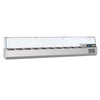 Countertop Prep Well / Refrigerated Topping Unit PREMIUM - 2150x390mm - 10x GN 1/3