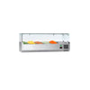 Countertop Prep Well / Refrigerated Topping Unit ECO - 1200x335mm - 5x GN 1/4