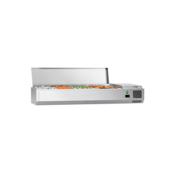 Countertop Prep Well / Refrigerated Topping Unit ECO - 1200x281/395mm - 4x GN 1/3