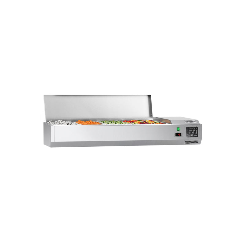 Countertop Prep Well / Refrigerated Topping Unit ECO - 1200x281/395mm - 4x GN 1/3
