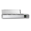 Countertop Prep Well / Refrigerated Topping Unit PREMIUM - 1200x395mm - 4x GN 1/3