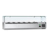 Countertop Prep Well / Refrigerated Topping Unit ECO - 1400x335mm - 6x GN 1/4