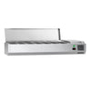Countertop Prep Well / Refrigerated Topping Unit ECO - 1500x335mm - 7x GN 1/4