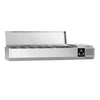 Countertop Prep Well / Refrigerated Topping Unit PREMIUM - 1500x395mm - 6x GN 1/3