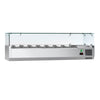 Countertop Prep Well / Refrigerated Topping Unit ECO - 1600x335mm - 7x GN 1/4