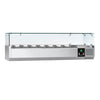 Countertop Prep Well / Refrigerated Topping Unit PREMIUM - 1600x335mm - 7x GN 1/4