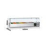Countertop Prep Well / Refrigerated Topping Unit PREMIUM - 1600x395mm - 7x GN 1/3