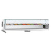 Countertop Prep Well / Refrigerated Topping Unit PREMIUM - 1800x335mm - 8x GN 1/4