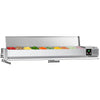 Countertop Prep Well / Refrigerated Topping Unit PREMIUM - 2000x281/335mm - 10x GN 1/4