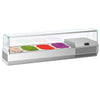 Countertop Prep Well / Refrigerated Topping Unit PREMIUM PLUS - 1328x413mm - 4x GN 1/3