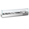 Countertop Prep Well / Refrigerated Topping Unit PREMIUM PLUS - 1493x353mm - 6x GN 1/4