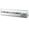 Countertop Prep Well / Refrigerated Topping Unit PREMIUM PLUS - 1493x353mm - 6x GN 1/4