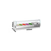 Countertop Prep Well / Refrigerated Topping Unit PREMIUM PLUS - 1493x413mm - 5x GN 1/3