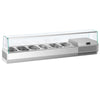 Countertop Prep Well / Refrigerated Topping Unit PREMIUM PLUS - 1733x413mm - 6x GN 1/3