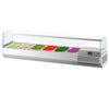 Countertop Prep Well / Refrigerated Topping Unit PREMIUM PLUS - 1733x413mm - 6x GN 1/3