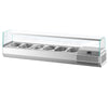 Countertop Prep Well / Refrigerated Topping Unit PREMIUM PLUS - 1733x413mm - 6x GN 1/3