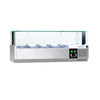 Countertop Prep Well / Refrigerated Topping Unit PREMIUM - with LED Lighting - 1200x395mm - 3x GN 1/3 + 1x GN 1/2