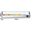 Countertop Prep Well / Refrigerated Topping Unit PREMIUM - with LED Lighting - 2000x395mm - 9x GN 1/3