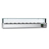 Countertop Prep Well / Refrigerated Topping Unit PREMIUM - with LED Lighting - 2000x395mm - 9x GN 1/3