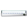 Countertop Prep Well / Refrigerated Topping Unit PREMIUM - with LED Lighting - 2000x395mm - 9x GN 1/3