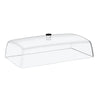Pokrywa GN 1/2 – poliwęglan – 335 x 274 mm – wysokość: 145 mm – do tacy – przezroczysta