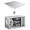 Commercial Exhaust Air Purification System with Motor - 2700m³/h - with Pre‑Filter & Activated Carbon Filter - incl. Protective Panel